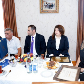 Qarabağ müharibəsi şəhidi Ziya Ağayevin atası Niyaz Ağayevin 80 illik yubileyi 58