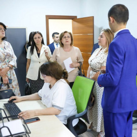 Moldova Respublikasının nümayəndə heyəti “DOST Çağrı Mərkəzi 142” MMC-ni ziyarət edib 56