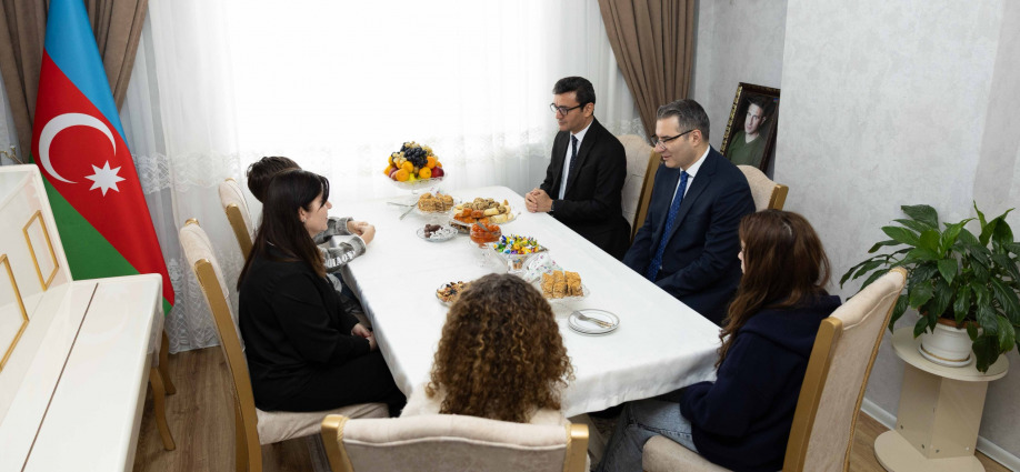 The family of Ramiz Gasimov, Hero of the Patriotic War and martyr, has been visited