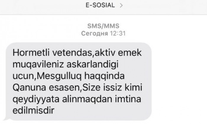 İşlədiyi müəyyən olunan 20 min şəxsə birdəfəlik ödəmə verilməsindən imtina edildi