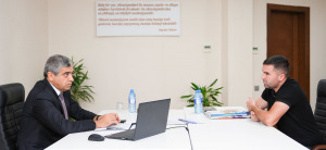 Nazir Anar Əliyev Qusarda vətəndaşları qəbul edib