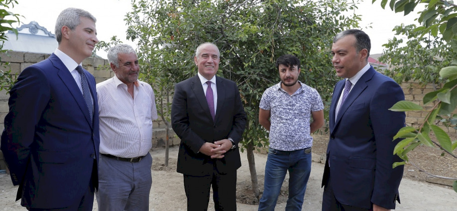 The farms created for veterans were inspected