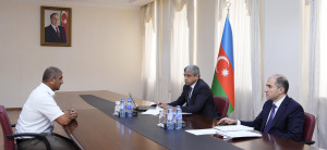 Minister Anar Aliyev receives citizens in Salyan