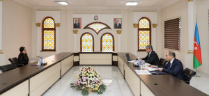 Nazir Anar Əliyev Xaçmazda vətəndaşları qəbul edib