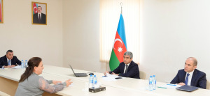 Nazir Anar Əliyev Kürdəmirdə vətəndaşları qəbul edib