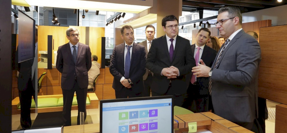 The delegation led by the Minister of Labor and Social Protection of Moldova, Marcel Spatar, visited the DOST Center