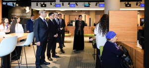 Turkmenistan’s Minister of labour and social protection of population visits a DOST Center