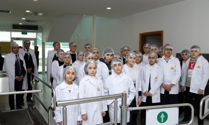 An excursion of pupils to production facility was organized within career event