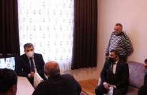 The meetings with the families of martyrs and veterans of the second Karabakh War continue