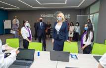 The delegation led by the Serbian Minister visited Baku DOST Center No. 4