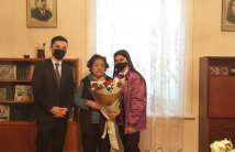 Employees of DOST centers congratulated elderly women living alone on the occasion of March 8