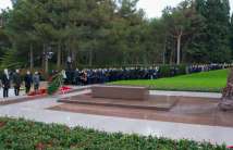 The staff of the Ministry visited the grave of the National Leader in the Alley of Honor