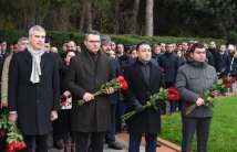 The staff of the Ministry visited the grave of the National Leader in the Alley of Honor