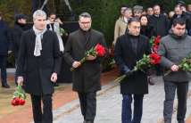 The staff of the Ministry visited the grave of the National Leader in the Alley of Honor