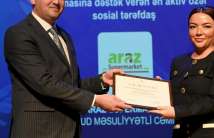 Awards were presented to social partners actively participating in corporate social responsibility events