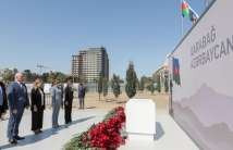 The staff of the Ministry of Labor and Social Protection of the Population visited the Victory Park, which is under construction in Baku