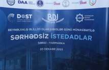 “Sərhədsiz istedadlar” adlı sərgi-yarmarka keçirilib