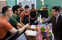 The first inclusive café in Baku, called “Kaşalata,” has opened its doors