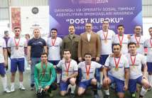 “DOST kuboku” mini futbol turnirinin final mərhələsi keçirilib