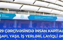 Within the framework of COP29, topics such as human capital development, green jobs, decent work, and social protection will be widely discussed