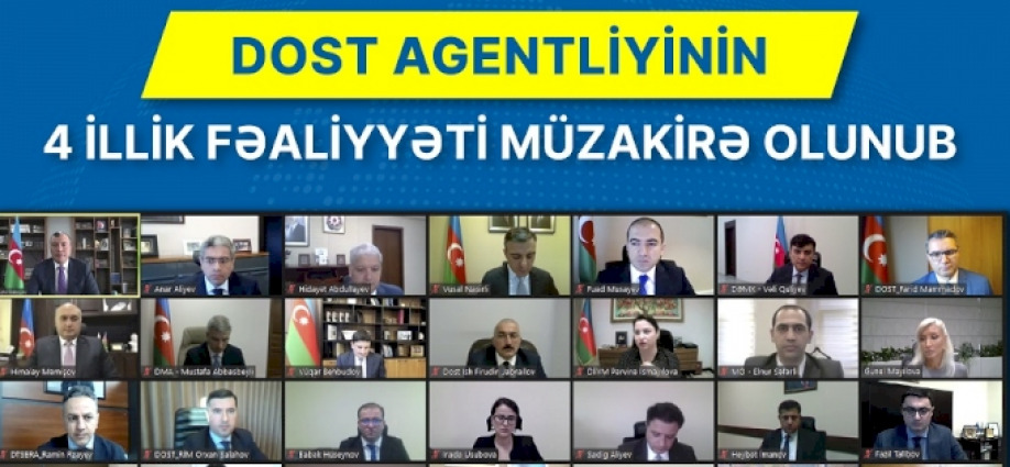 DOST Agentliyinin 4 illik fəaliyyəti müzakirə olunub